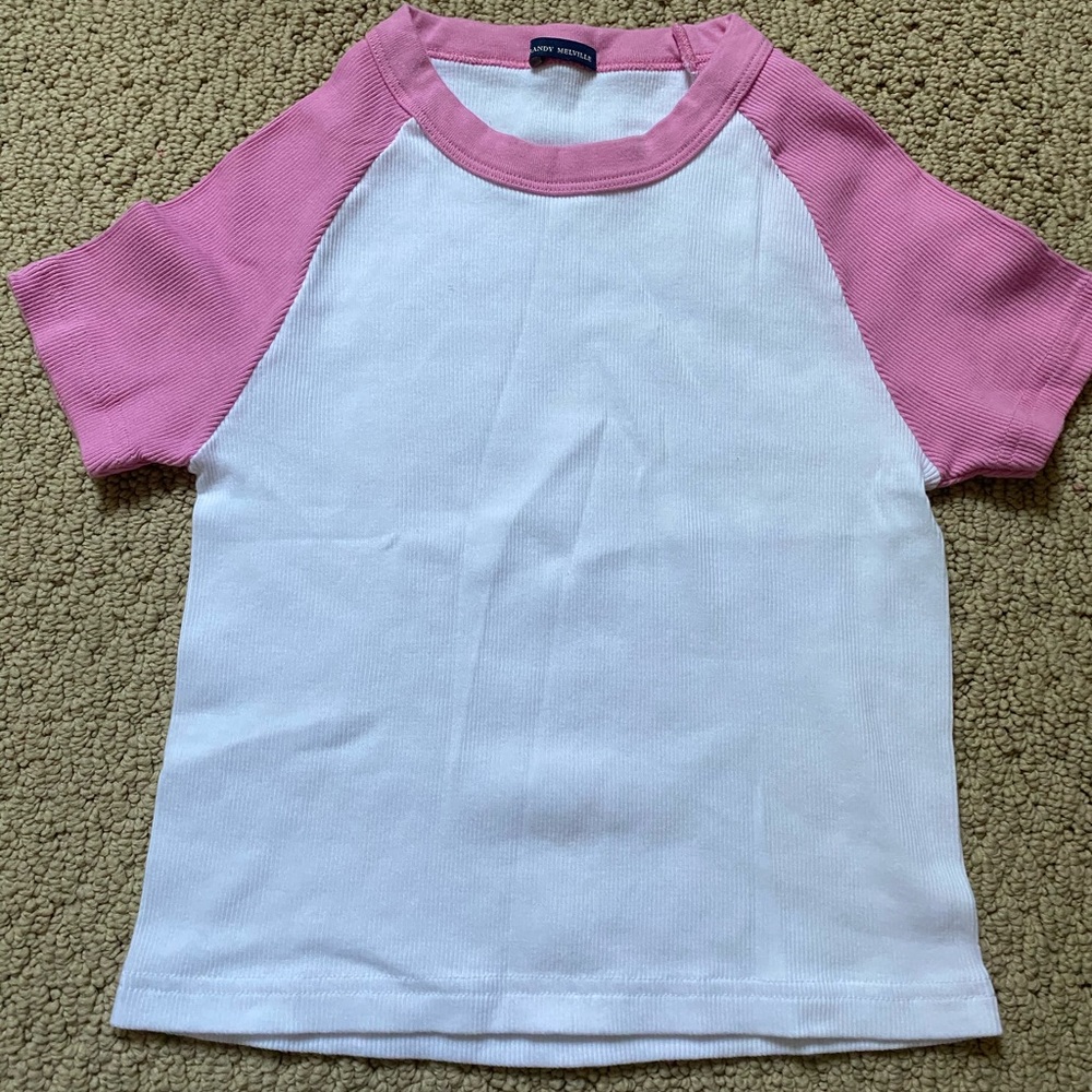 brandy melville pink bella top